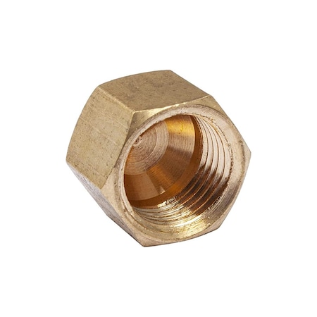 Ironwerks Designs 1/4" Brass Valve Cap, 10PK BFC.1-4.10
